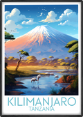 Kilimanjaro travel poster main Tanzania