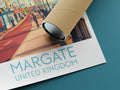 Margate travel poster rolled United Kingdom