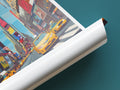 Times Square travel poster tube New York