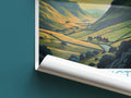 Peak District travel poster roll up National Park