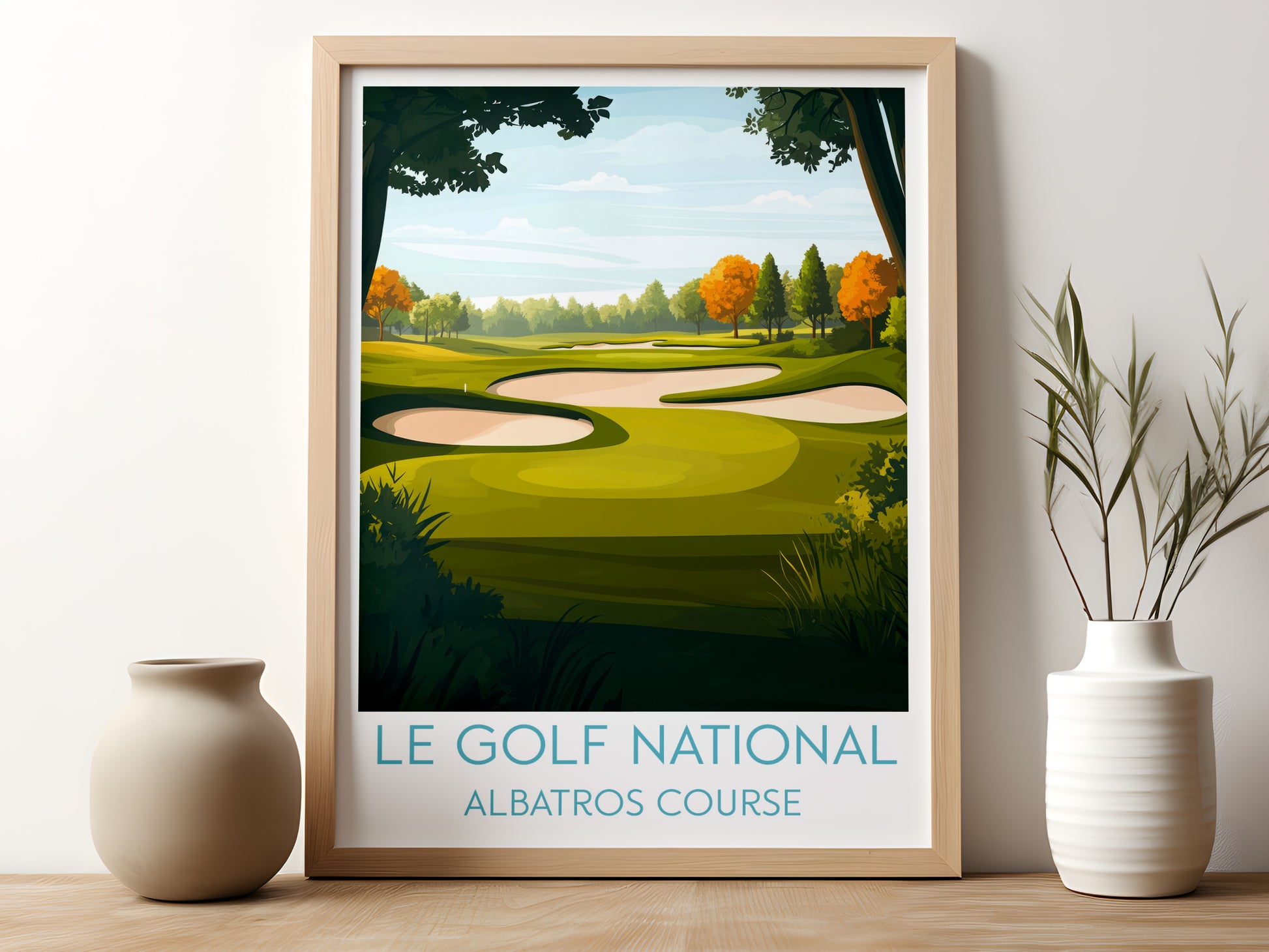 Le Golf National travel poster for kitchen Albatros course