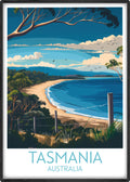 Tasmania travel poster main Australia