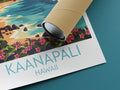 Kaanapali travel poster rolled Hawaii