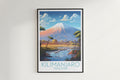 Kilimanjaro travel poster on the wall Tanzania