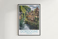 Dordogne travel poster on the wall France