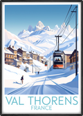 val thorens travel poster main france