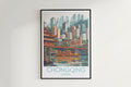 Chongqing travel poster on the wall China