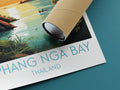 Phang Nga Bay travel poster rolled Thailand