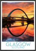 glasgow travel poster main scotland