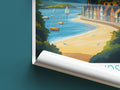 Ganavan Sands travel poster roll up Oban