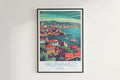 Valparaiso travel poster on the wall Chile