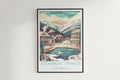 Steamboat Springs travel poster on the wall Colorado