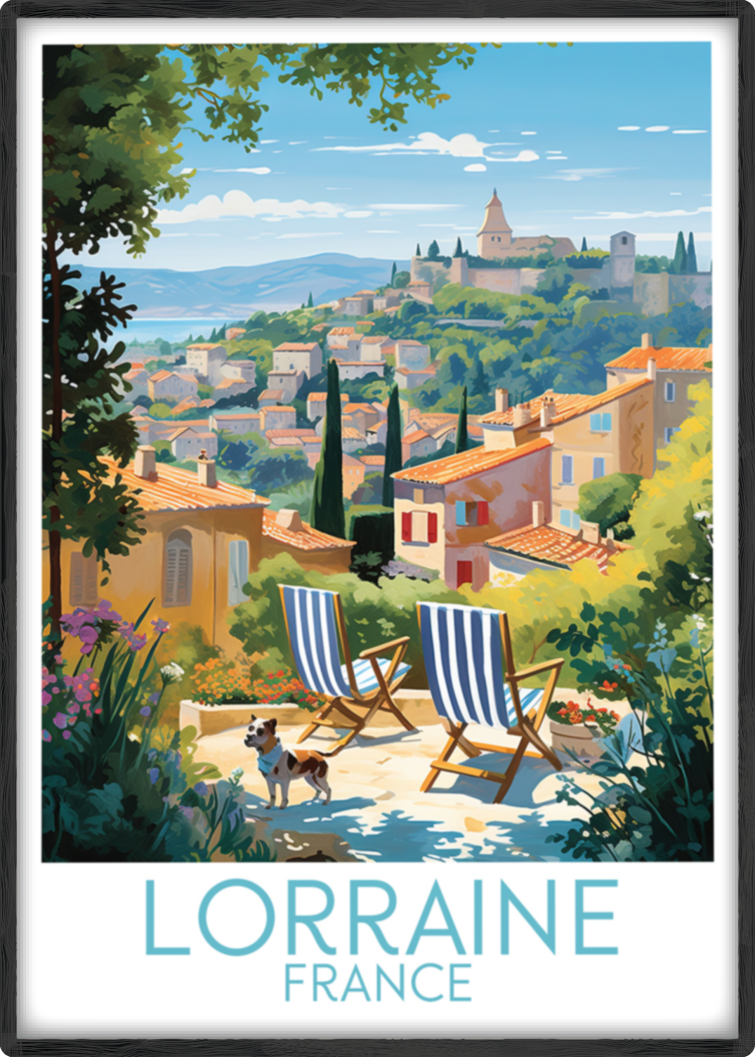 lorraine travel poster main france