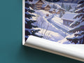 Meribel travel poster roll up France