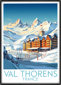 val thorens travel poster main france