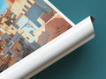 Fez travel poster tube Morocco