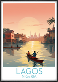 lagos travel poster main nigeria