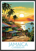 jamaica travel poster main caribbean