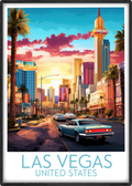 las vegas travel poster main united states