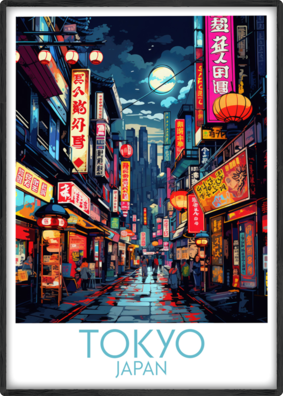 tokyo travel poster main japan