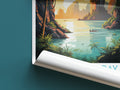 Phang Nga Bay travel poster roll up Thailand