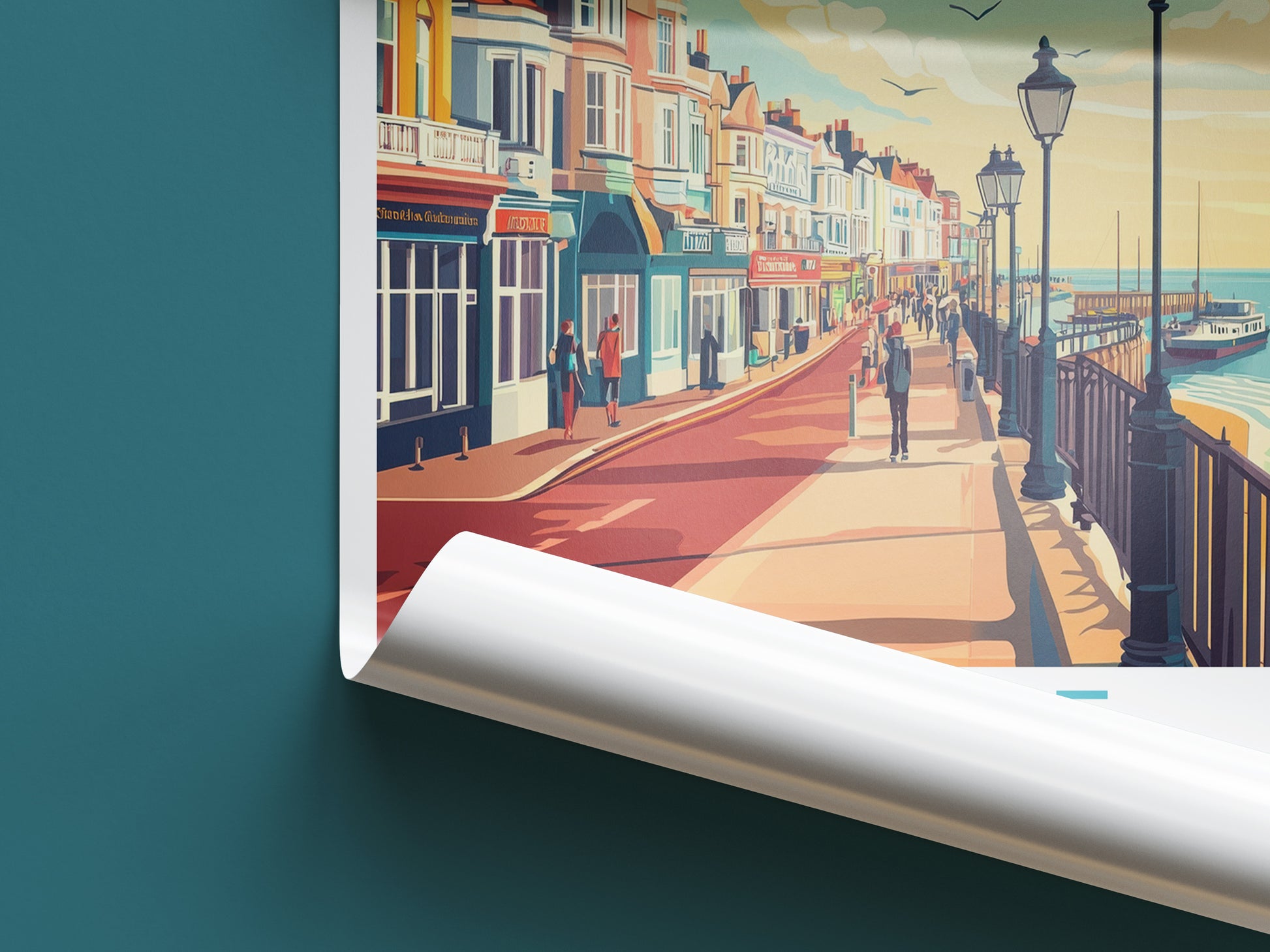 Margate travel poster roll up United Kingdom