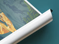 El Capitan travel poster tube Yosemite