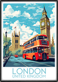 london travel poster main united kingdom