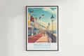 Margate travel poster on the wall United Kingdom