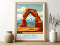 Arches travel poster for kitchen National Park