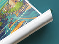 Albuquerque travel poster tube United States