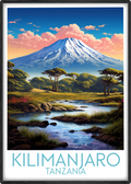 Kilimanjaro travel poster main Tanzania