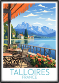 talloires travel poster main france