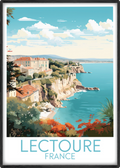 lectoure travel poster main france