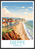 dieppe travel poster main france