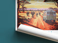 Samburu travel poster roll up Kenya