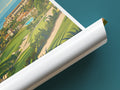 Pelican Hill travel poster tube California