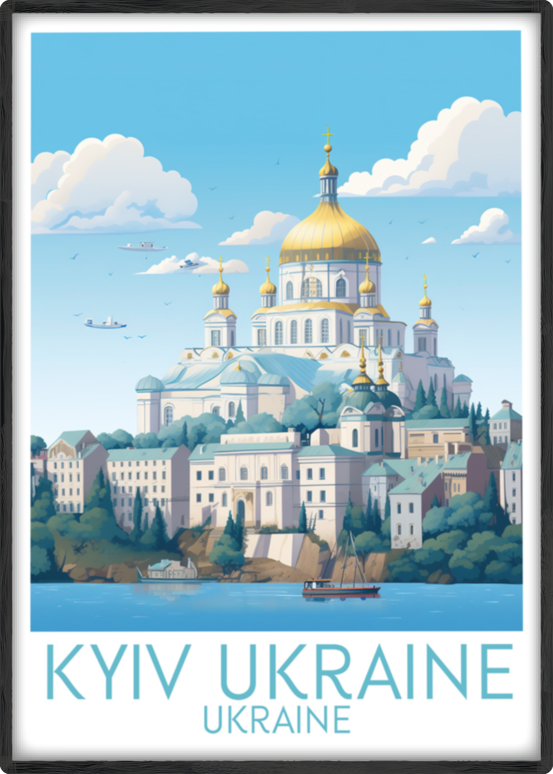 kyiv ukraine travel poster main ukraine