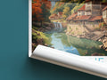 Dordogne travel poster roll up France