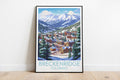 Breckenridge travel poster on the ground Colorado