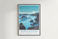 Blue Lagoon travel poster on the wall Iceland