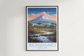 Kilimanjaro travel poster on the wall Tanzania