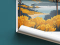 Tasmania travel poster roll up Australia