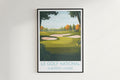 Le Golf National travel poster on the wall Albatros course