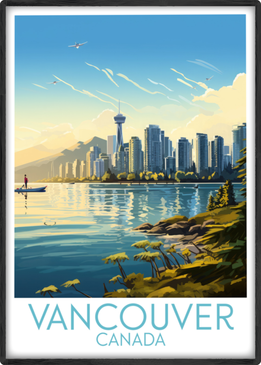 vancouver travel poster main canada