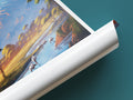 Kilimanjaro travel poster tube Tanzania