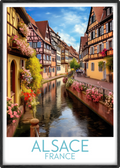 alsace travel poster main france