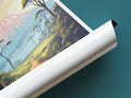 Kilimanjaro travel poster tube Tanzania