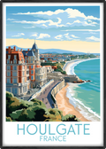 houlgate travel poster main france