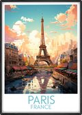 paris travel poster main france